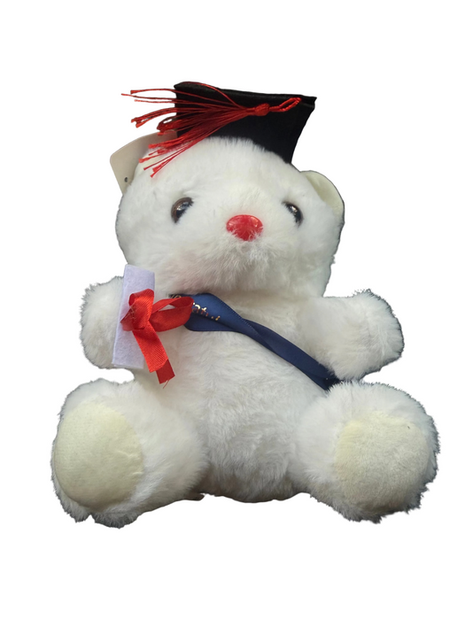 Graduation Teddy Bear w/ Sash, 10" Tall Leilanis Attic