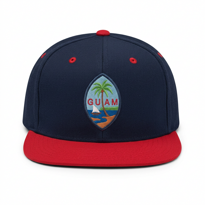 Guam Seal Holographic Snapback Leilanis Attic