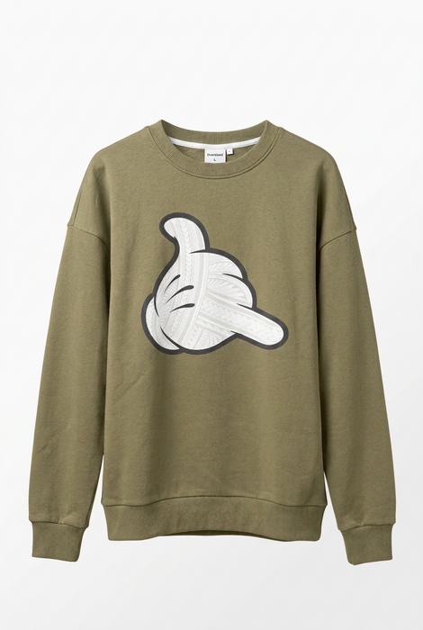 "Aloha" Shaka - Crewneck Sweatshirt Printify