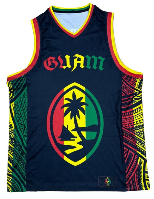 Guam Rasta Seal Sublimation Tank - Red/Yellow/Green Leilanis Attic