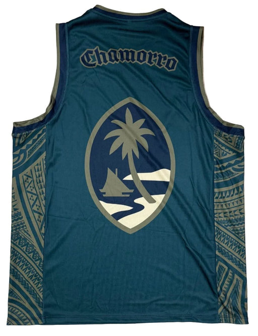Guam Hafa Adai Seal - Hunter Green Leilanis Attic