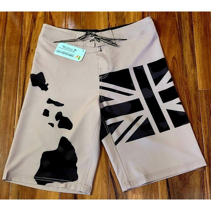 "Island Chain" Board Short Men's 4 Way Stretch - Wailoa - Board Shorts - Mens