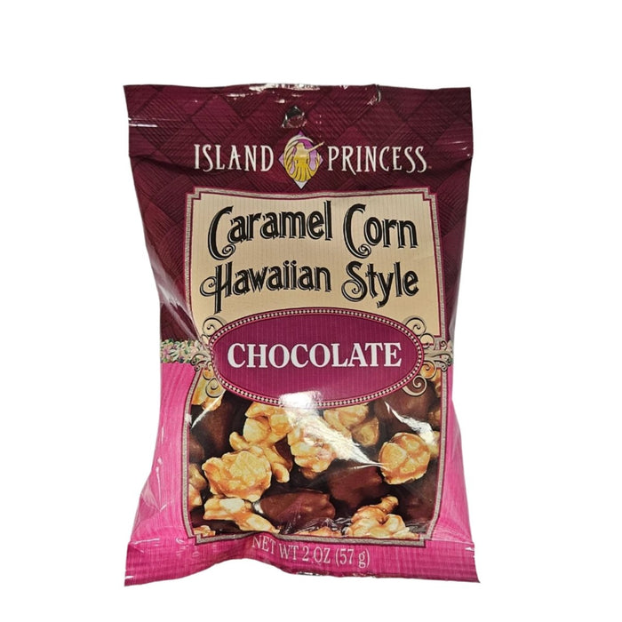 Island Princess Chocolate Caramel Corn - Snack Bag, 2 Ounce - Rice Cracker