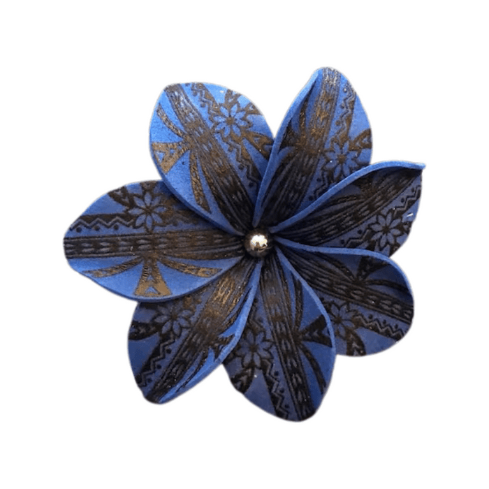 Island Tattoo With Plumeria Flower Hair Stick - Hair Accessories