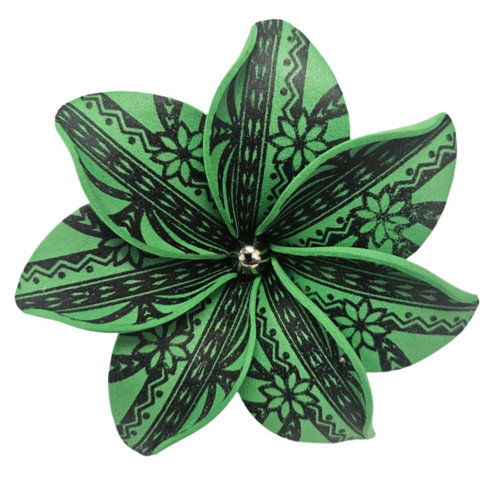 Island Tattoo With Plumeria Flower Hair Stick - Hair Accessories