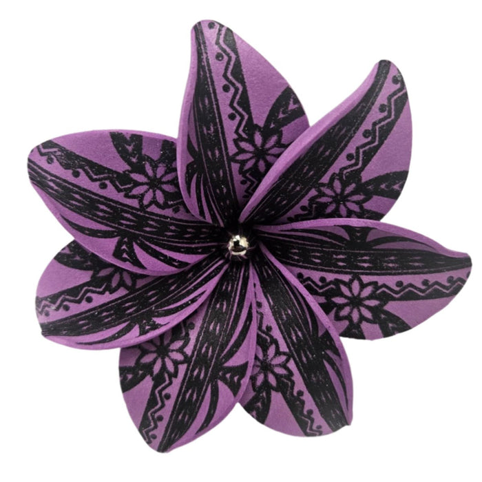 Island Tattoo With Plumeria Flower Hair Stick - Hair Accessories
