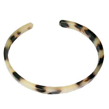 Ivory Faux Turtle Shell Bangle 0.6 Cm (Adult Size) — Leilanis Attic