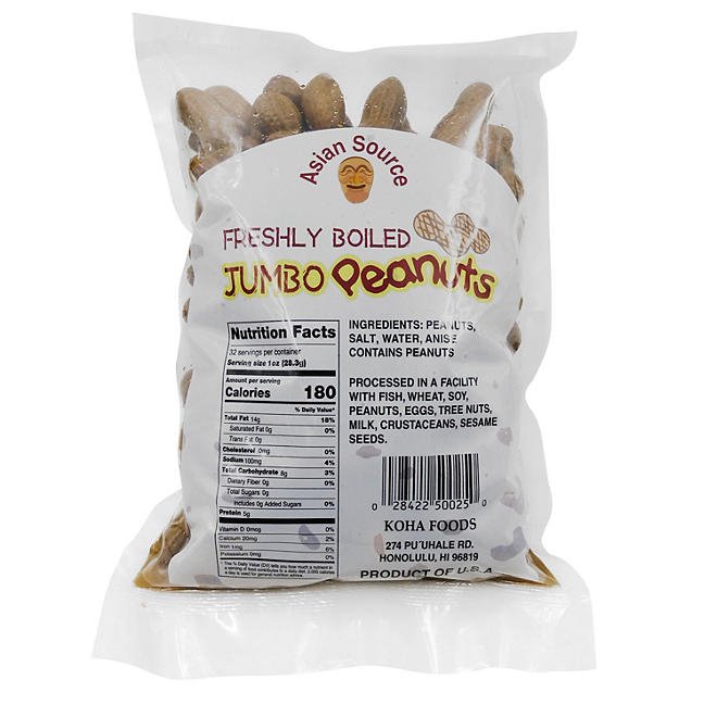 Jumbo Boiled Peanuts, 32oz - Food