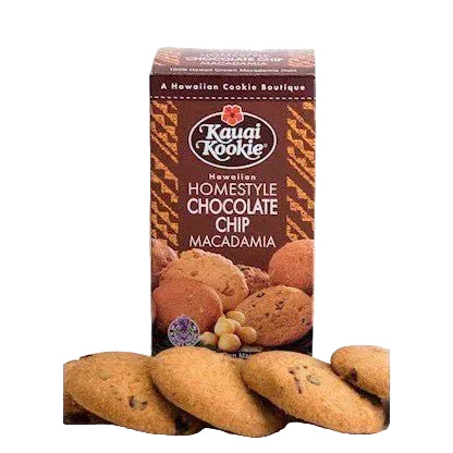 Kauai Kookie Chocolate Chip Macadamia Hawaiian Home Style Cookies - Food - Leilanis Attic