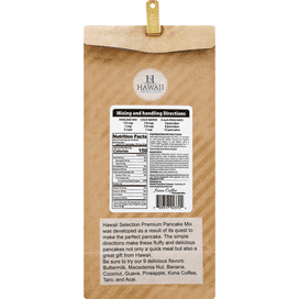 H Select Kona Coffee Pancake Mix 8oz Leilanis Attic