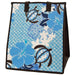 Large Insulated Cooler Bag, Hala Honu Blue Tropical Paper Garden LLC