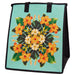 Large Insulated Cooler Bag, Kaleidoscope Mint Lrg Tropical Paper Garden LLC