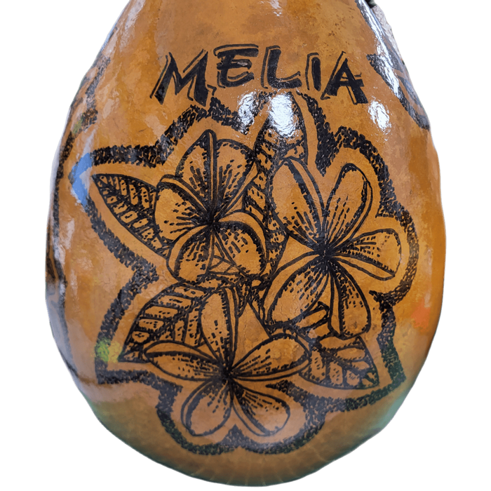Large Painted Ipu Heke Leilanis Attic