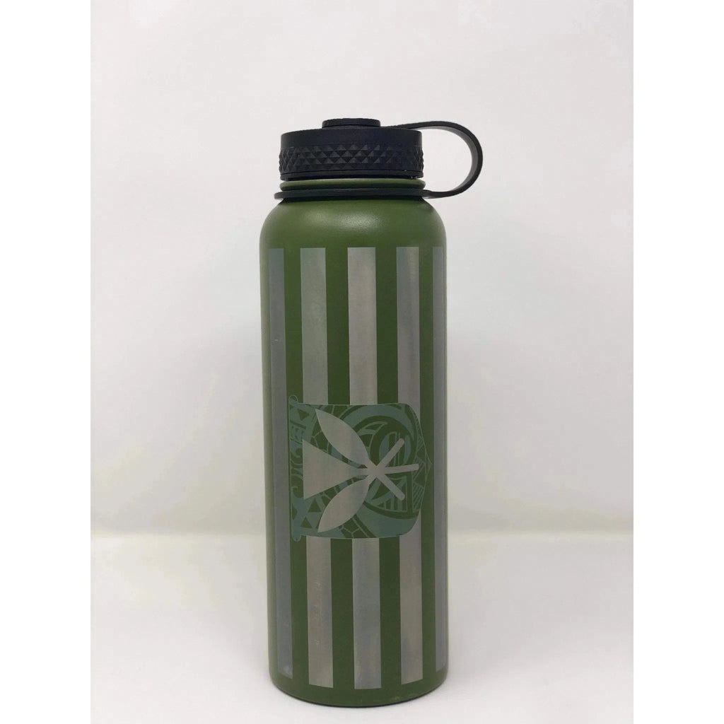 Laser Engraved Kanaka Maoli Flask exclusive at Leilanis Attic