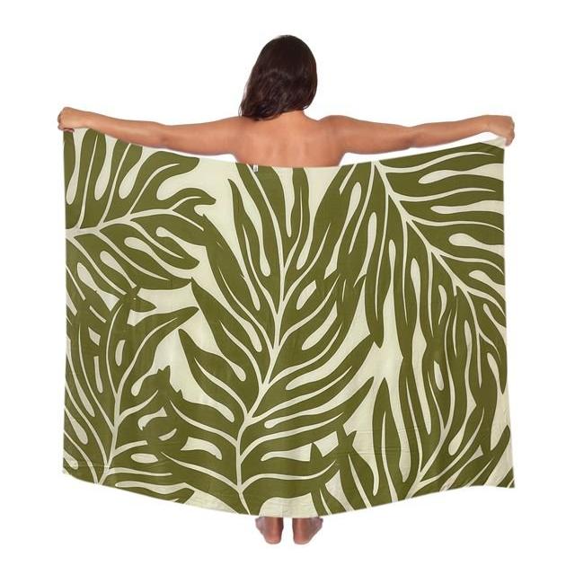 Lauae, Cloud Dancer/Green Olive - Pareo Casual Movements Inc.