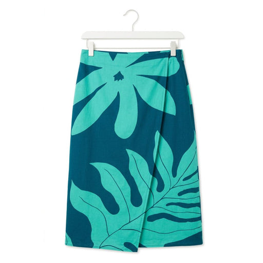 Lauae Leaf And Monstera Pareo, Blue/Green Casual Movements Inc.