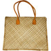 Lauhala Hand Bags with Leather Handle - Leilanis Attic