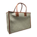 Lauhala Hand Bags with Leather Handle No Zipper - Tote Bag