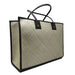 Lauhala Hand Bags with Leather Handle No Zipper - Tote Bag