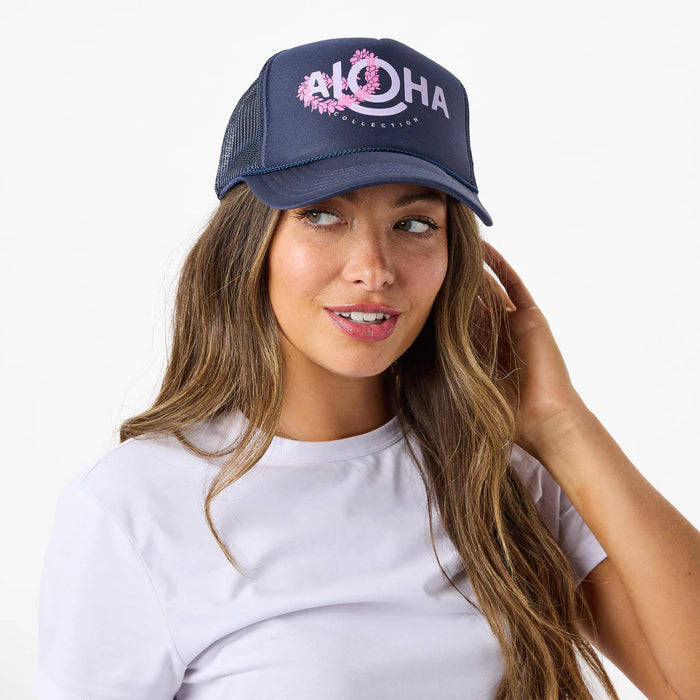 Lei ALOHA Trucker-Trucker Hat-Leilanis Attic