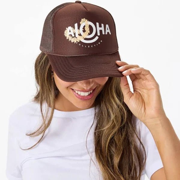 Lei ALOHA Trucker-Trucker Hat-Leilanis Attic