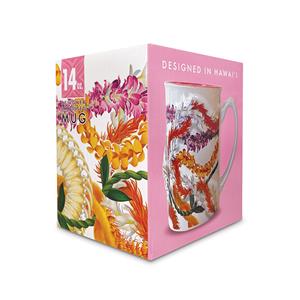 "Leis Of Aloha" 14oz Embossed Coffee Mug - Mug