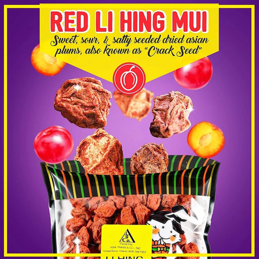 Li Hing Mui Red Crack Seed Pack - crack seed