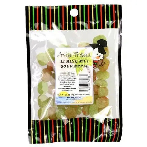 Li Hing Mui Sour Apple 2.5oz - Food - Leilanis Attic