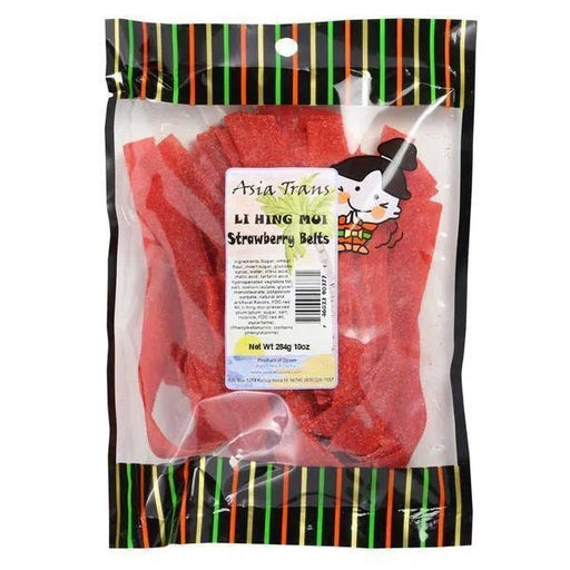 Li Hing Mui Strawberry Belts - Food