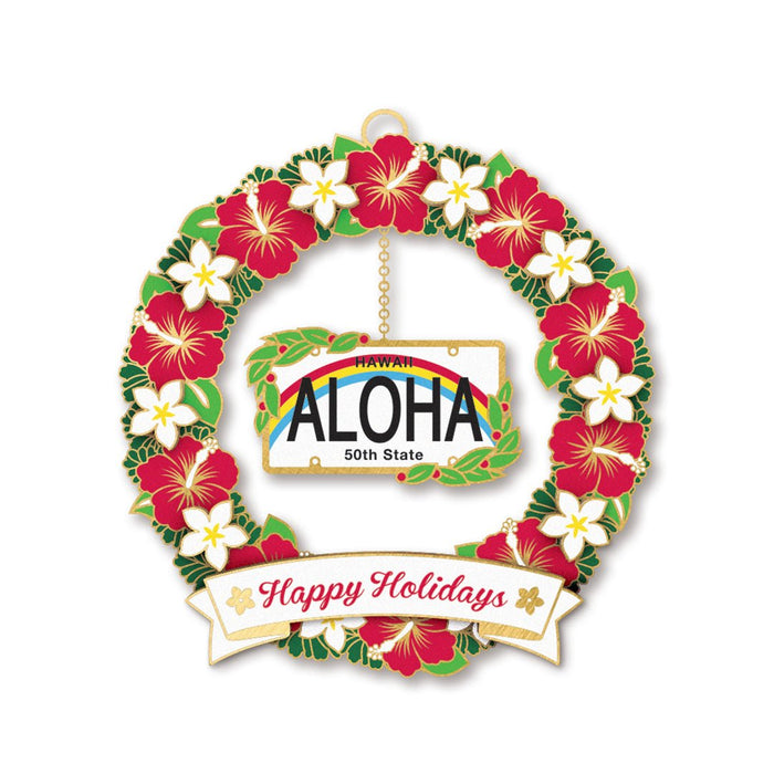 License Plate Die Cut Ornament Madden