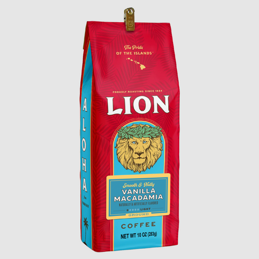 Hosoda Food Lion Vanilla Macadamia Coffee 10oz