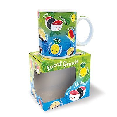 "Local Grindz" 16oz Boxed Mug Madden