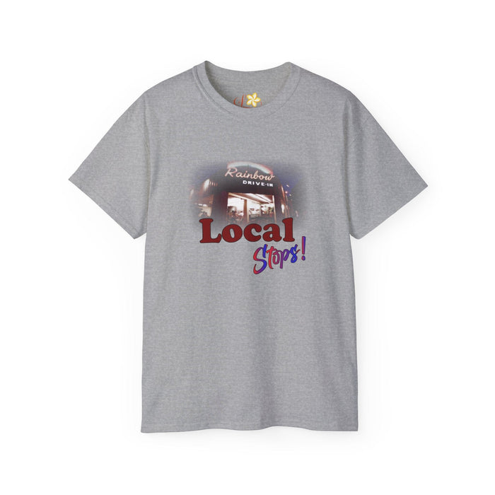Local Stops Rainbow Drive In Unisex T-Shirt - T-Shirt - Mens