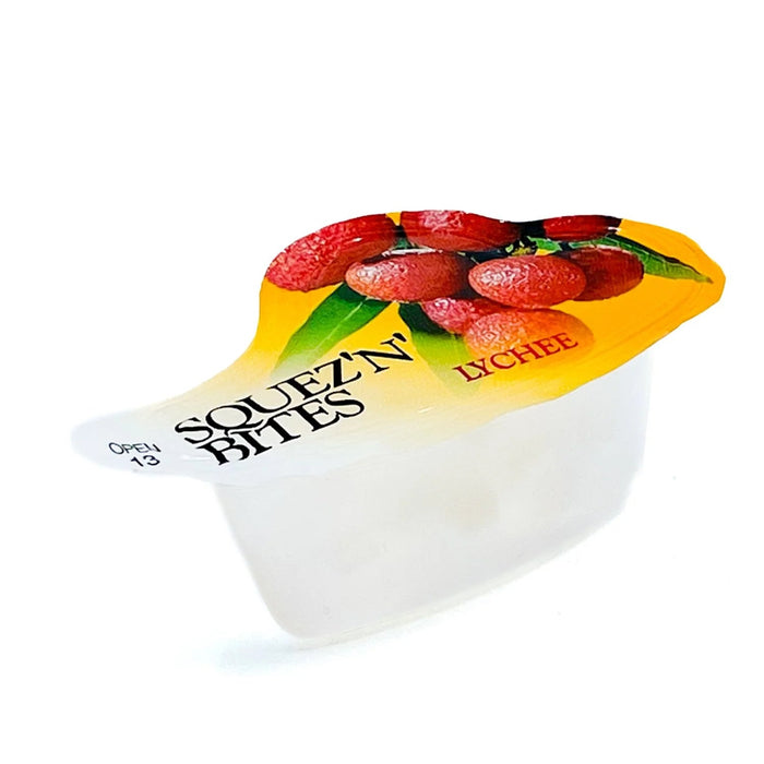 Squez'N Bites - Lychee Flavor Fruity Snack Jar, 46.5 oz. - Food