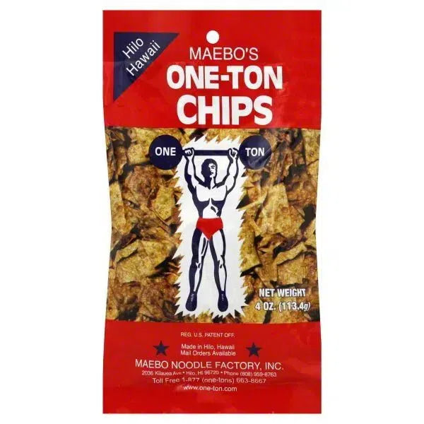 Maebo One-Ton Chips – Iconic Hawaiian Snack — Leilanis Attic