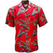 Magnum PI "Jungle Bird" Mens Red Rayon Hawaiian Shirt - Aloha Shirt - Mens - Leilanis Attic