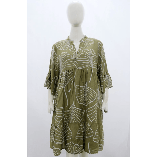 Maile Dress with Ginko Leaf Casual Movements Inc.