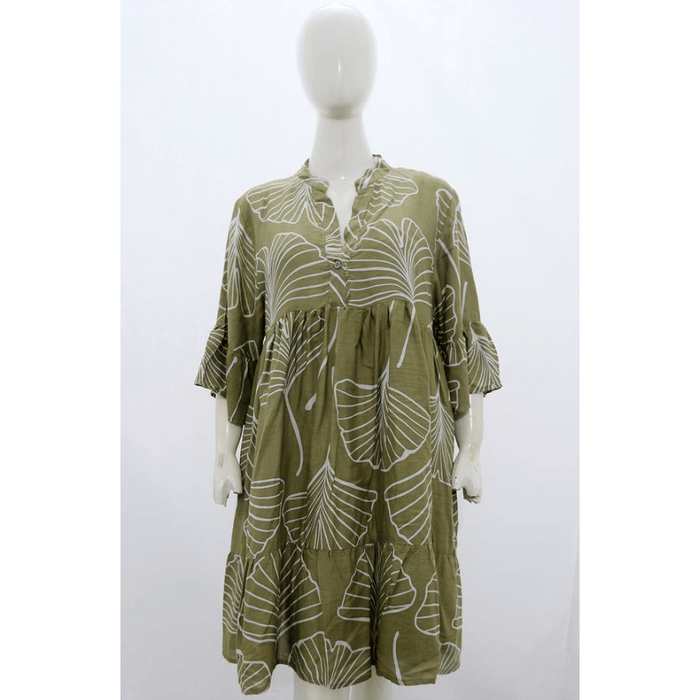 Maile Dress with Ginko Leaf Casual Movements Inc.