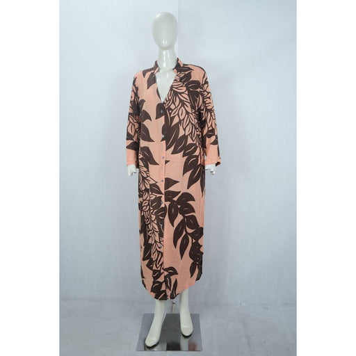 Maile Lei Cairo Dress - Apricot Wash/French Roast Casual Movements Inc.