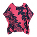 "Maile Lei" Turtle Bay Tunic Dress, Chili Oil/Black Casual Movements Inc.