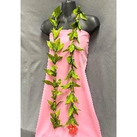 Maile Lei with Mokihana, 66 inches, Artificial Silk Lei J & L Trading House