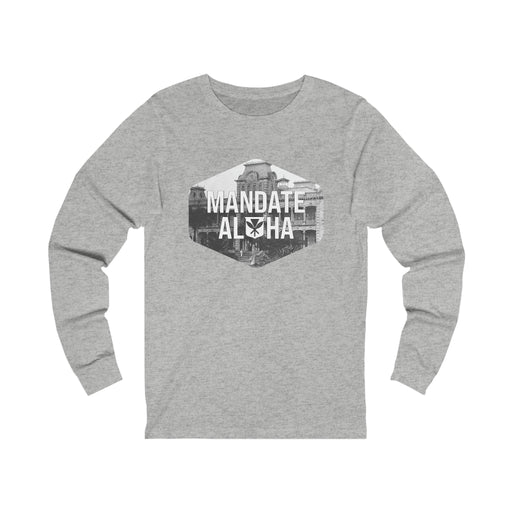 Mandate Aloha Palace Long Sleeve Unisex - Long - sleeve - Leilanis Attic