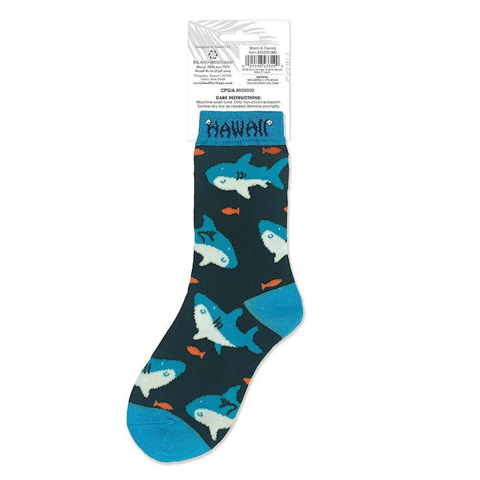 Manō & Friends Keiki Hawai'i Socks Madden