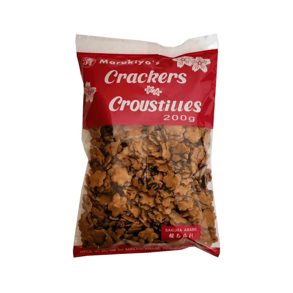 mrryu&MIKESUKE　5枚 Marukiyo Sakura Rice Crackers 7.05oz — Leilanis Attic