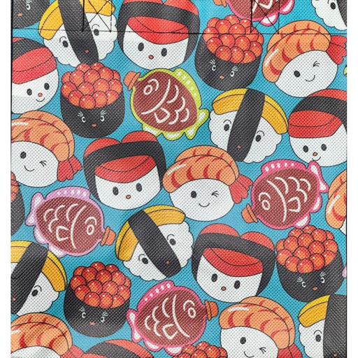 Medium Eco (Non-Insulated) Bag, Sushi Bar Tropical Paper Garden LLC