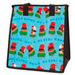 Medium Insulated Cooler Bag, Boogie Blue Tropical Paper Garden LLC