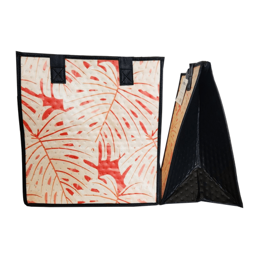 Medium Insulated Cooler Bag, Emma Coral Med Tropical Paper Garden LLC