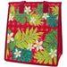 Medium Insulated Cooler Bag, Homemade Red Med Tropical Paper Garden LLC