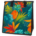 Medium Insulated Cooler Bag, Juicy Teal Tropical Paper Garden LLC