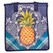 Medium Insulated Cooler Bag, SILK NAVY Tropical Paper Garden LLC